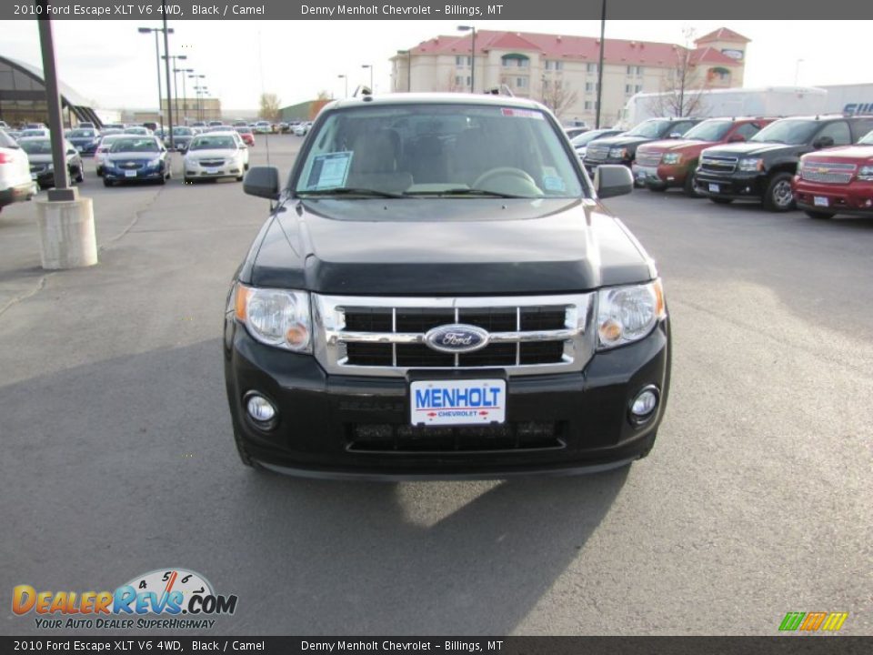 2010 Ford Escape XLT V6 4WD Black / Camel Photo #2