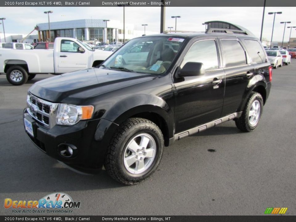 2010 Ford Escape XLT V6 4WD Black / Camel Photo #3