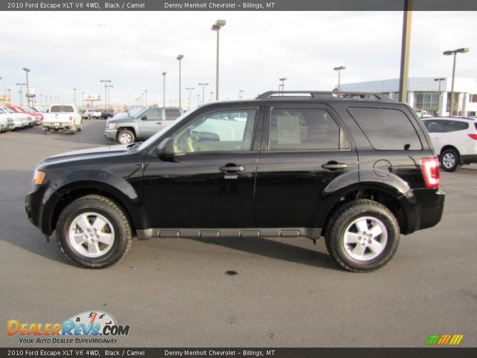2010 Ford Escape XLT V6 4WD Black / Camel Photo #4