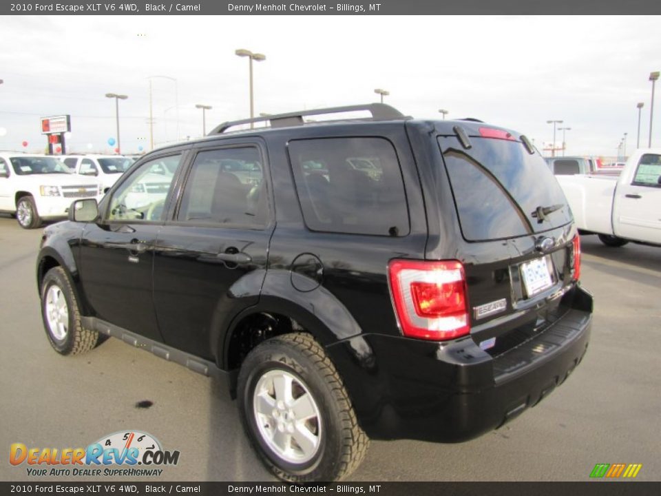 2010 Ford Escape XLT V6 4WD Black / Camel Photo #5