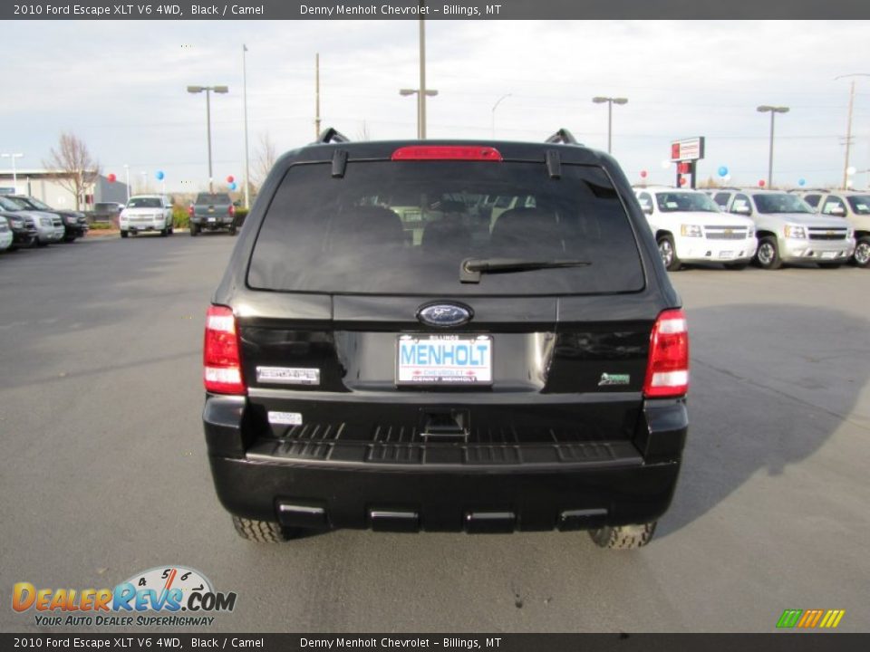 2010 Ford Escape XLT V6 4WD Black / Camel Photo #6