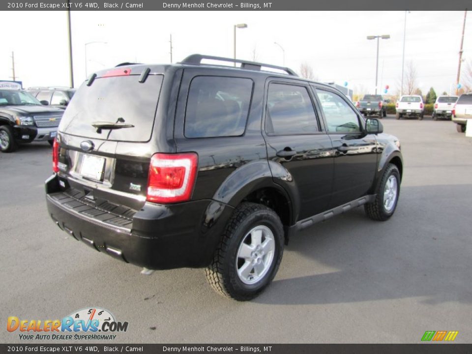 2010 Ford Escape XLT V6 4WD Black / Camel Photo #7