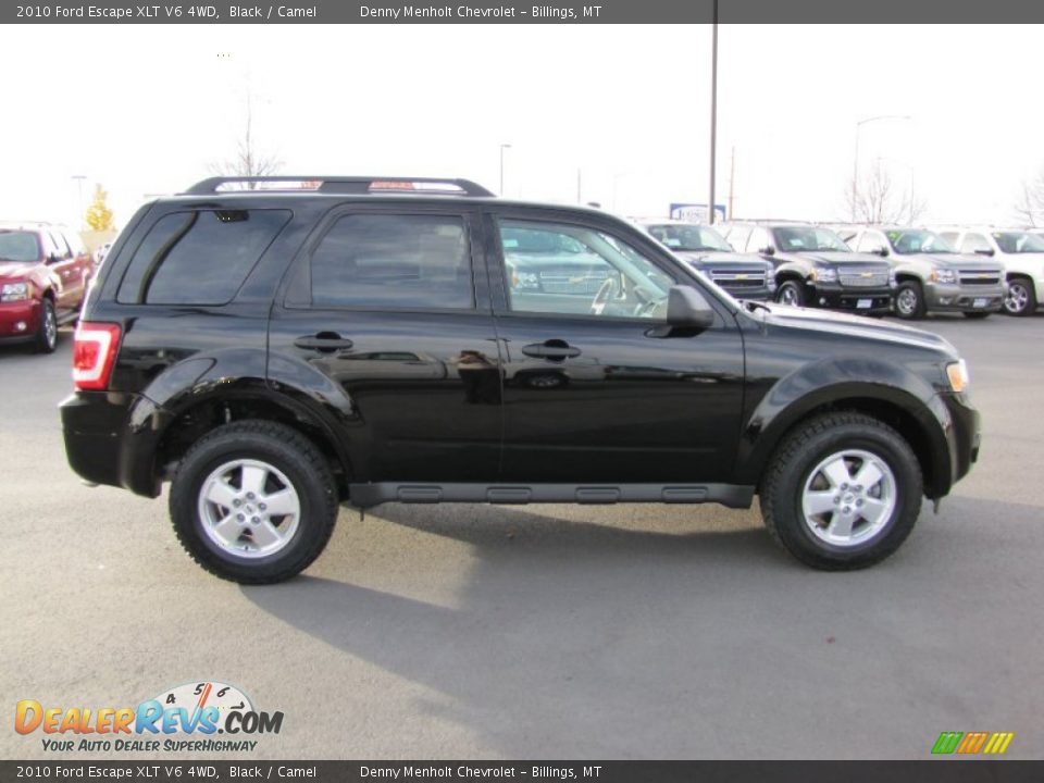 2010 Ford Escape XLT V6 4WD Black / Camel Photo #8