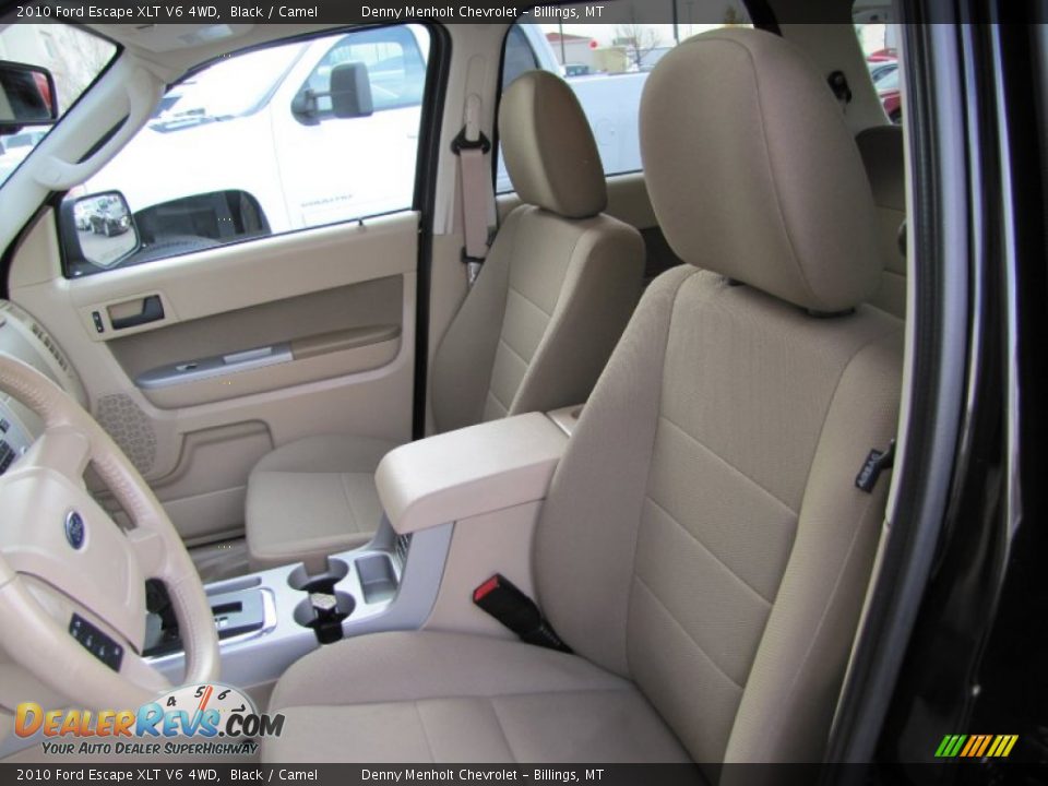 2010 Ford Escape XLT V6 4WD Black / Camel Photo #16
