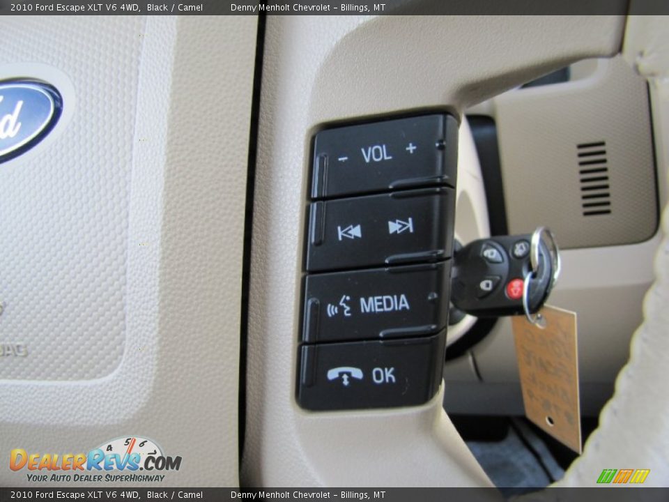 2010 Ford Escape XLT V6 4WD Black / Camel Photo #21