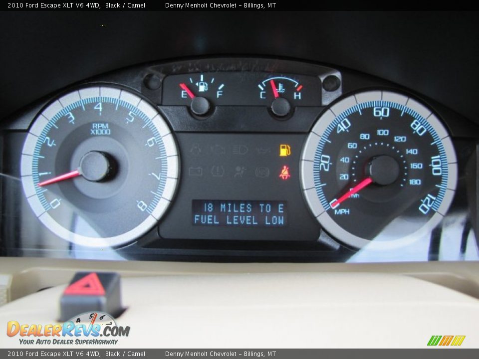2010 Ford Escape XLT V6 4WD Black / Camel Photo #22