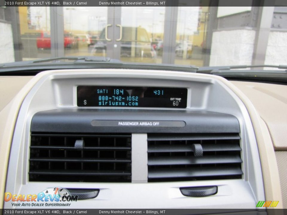 2010 Ford Escape XLT V6 4WD Black / Camel Photo #23