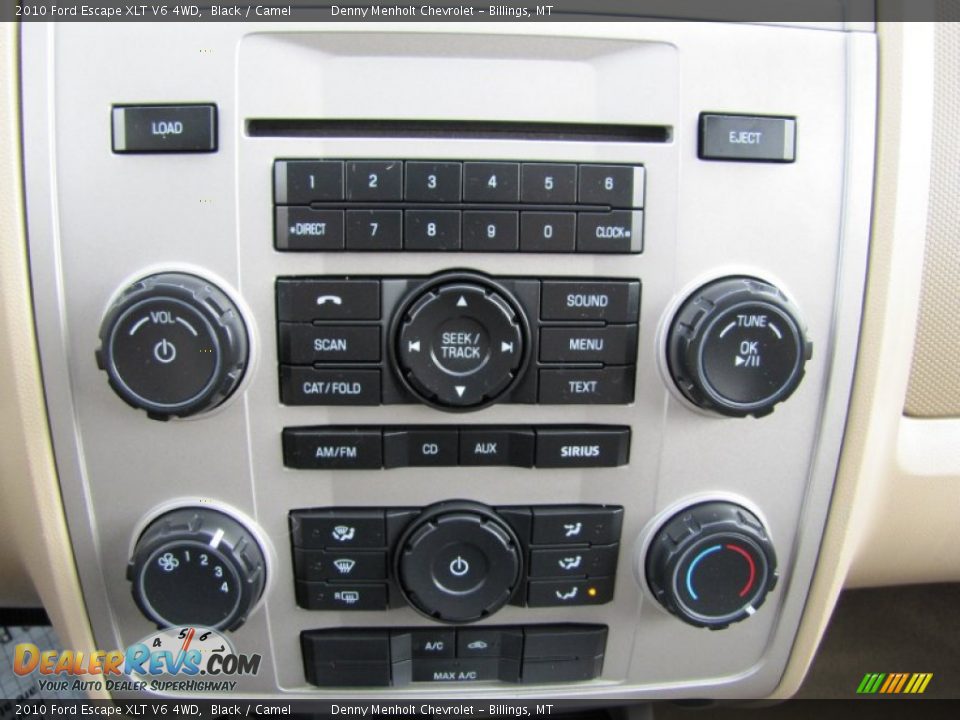 2010 Ford Escape XLT V6 4WD Black / Camel Photo #24