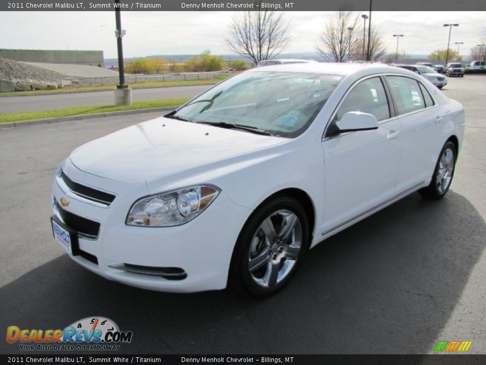 2011 Chevrolet Malibu LT Summit White / Titanium Photo #3