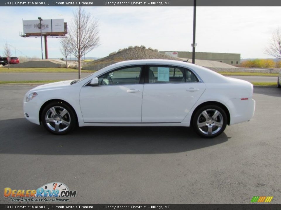 2011 Chevrolet Malibu LT Summit White / Titanium Photo #4