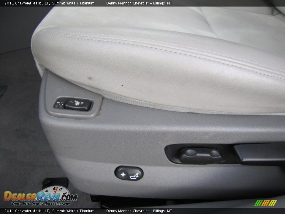 2011 Chevrolet Malibu LT Summit White / Titanium Photo #15