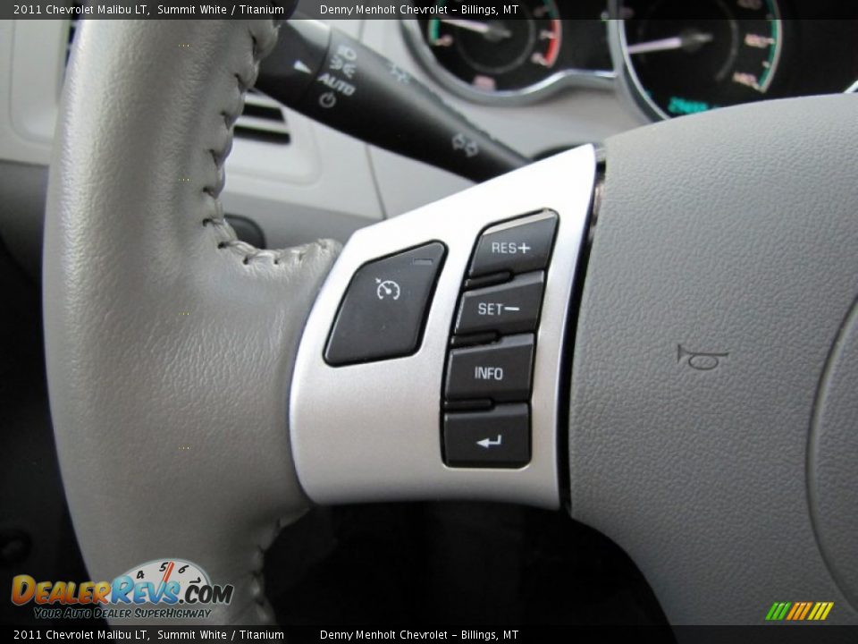 2011 Chevrolet Malibu LT Summit White / Titanium Photo #16