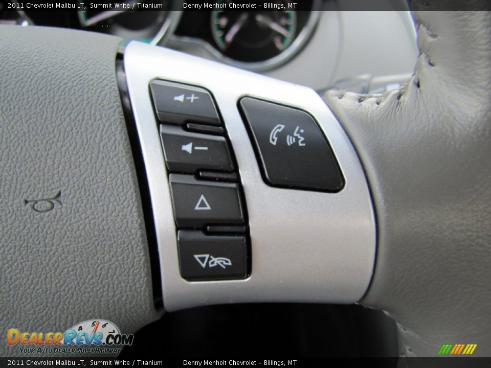 2011 Chevrolet Malibu LT Summit White / Titanium Photo #17