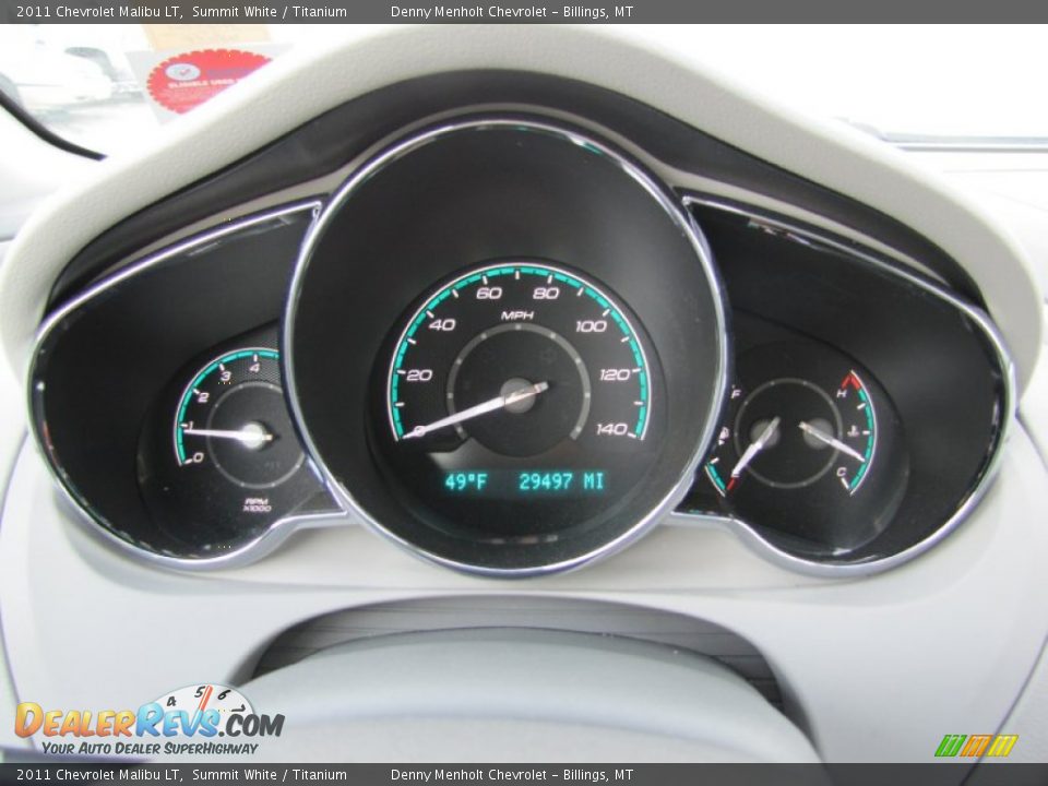 2011 Chevrolet Malibu LT Summit White / Titanium Photo #18