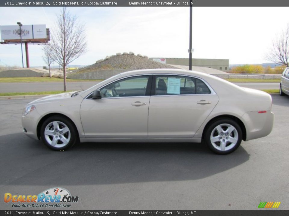 2011 Chevrolet Malibu LS Gold Mist Metallic / Cocoa/Cashmere Photo #4