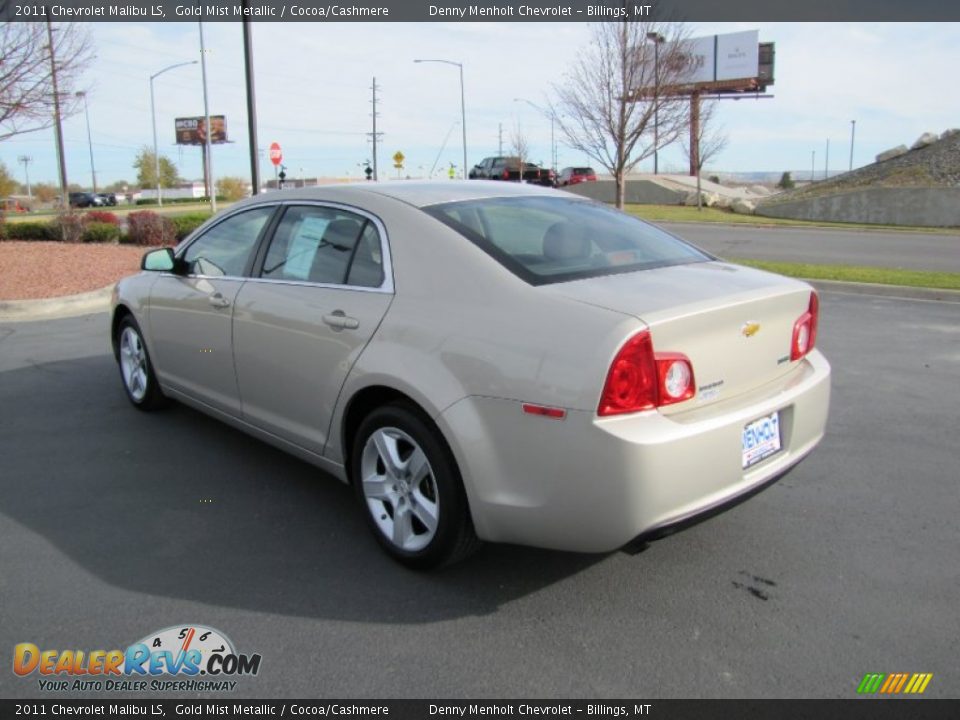 2011 Chevrolet Malibu LS Gold Mist Metallic / Cocoa/Cashmere Photo #5