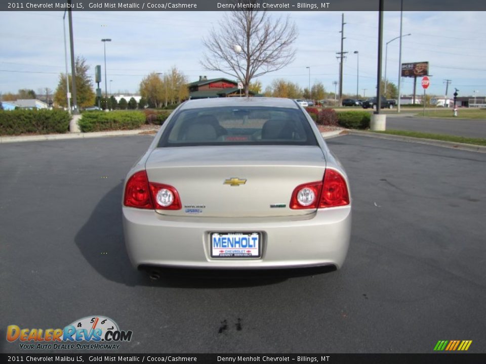 2011 Chevrolet Malibu LS Gold Mist Metallic / Cocoa/Cashmere Photo #6