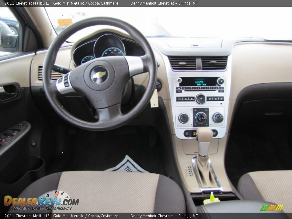 2011 Chevrolet Malibu LS Gold Mist Metallic / Cocoa/Cashmere Photo #12