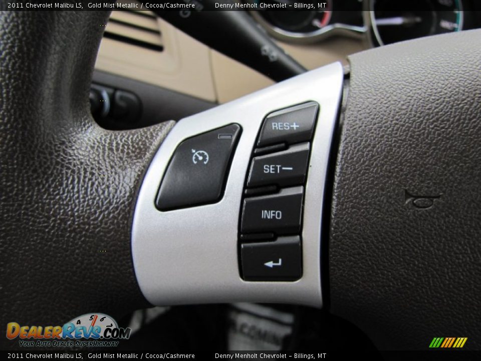 2011 Chevrolet Malibu LS Gold Mist Metallic / Cocoa/Cashmere Photo #16