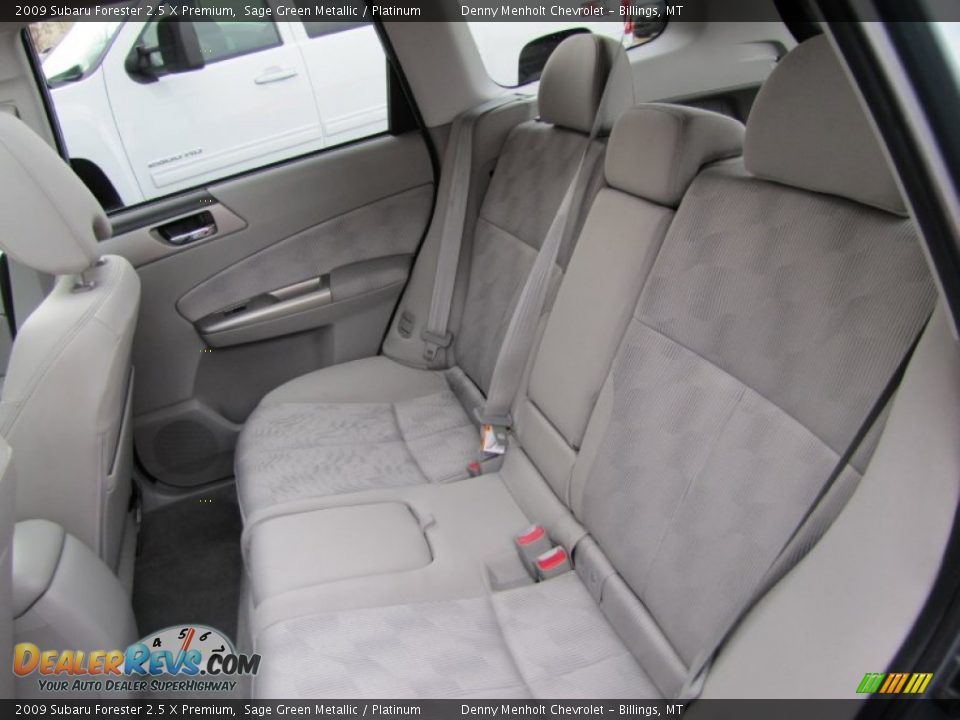 2009 Subaru Forester 2.5 X Premium Sage Green Metallic / Platinum Photo #10
