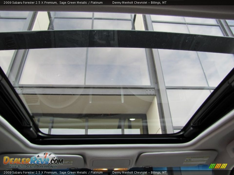 2009 Subaru Forester 2.5 X Premium Sage Green Metallic / Platinum Photo #14