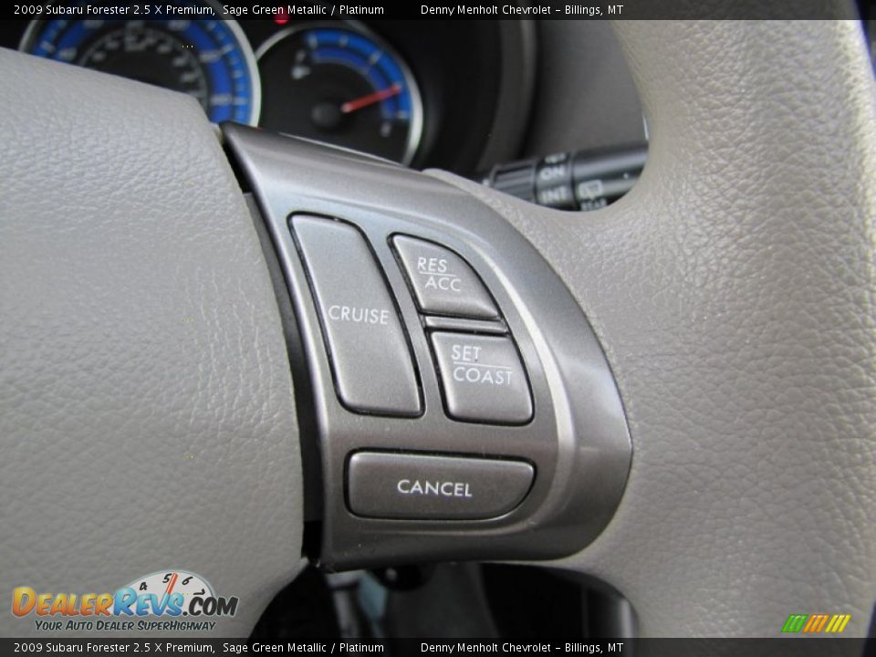 2009 Subaru Forester 2.5 X Premium Sage Green Metallic / Platinum Photo #21