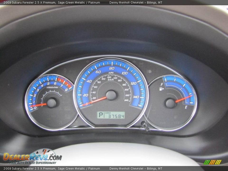 2009 Subaru Forester 2.5 X Premium Sage Green Metallic / Platinum Photo #22