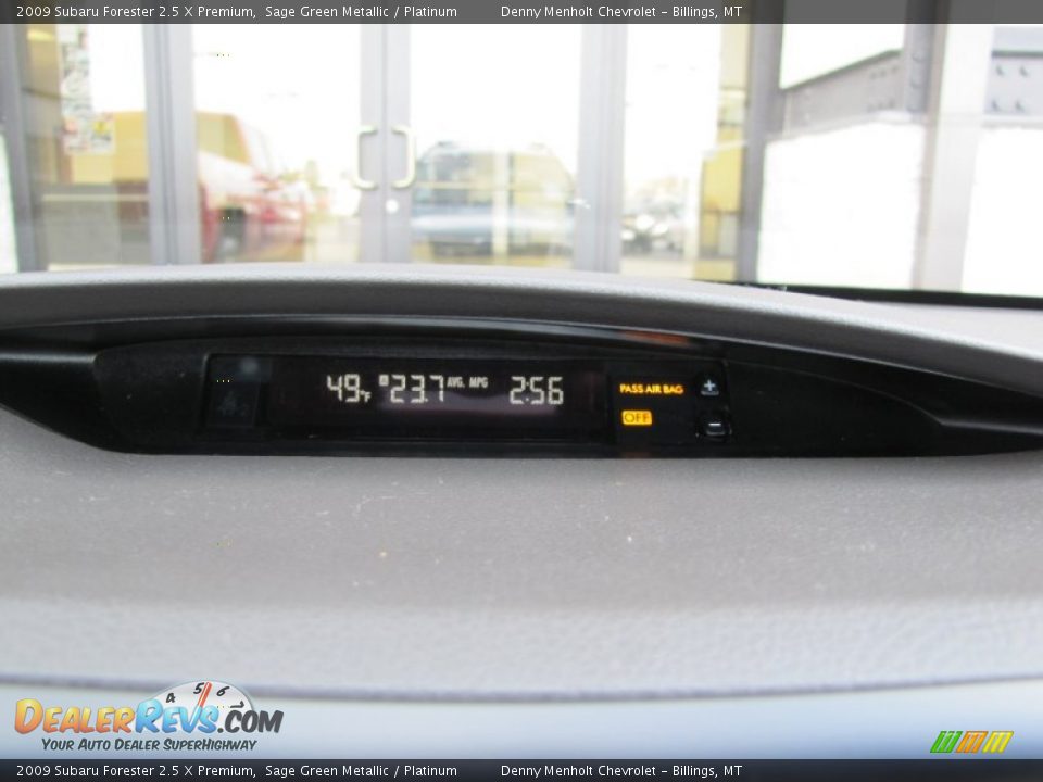 2009 Subaru Forester 2.5 X Premium Sage Green Metallic / Platinum Photo #23
