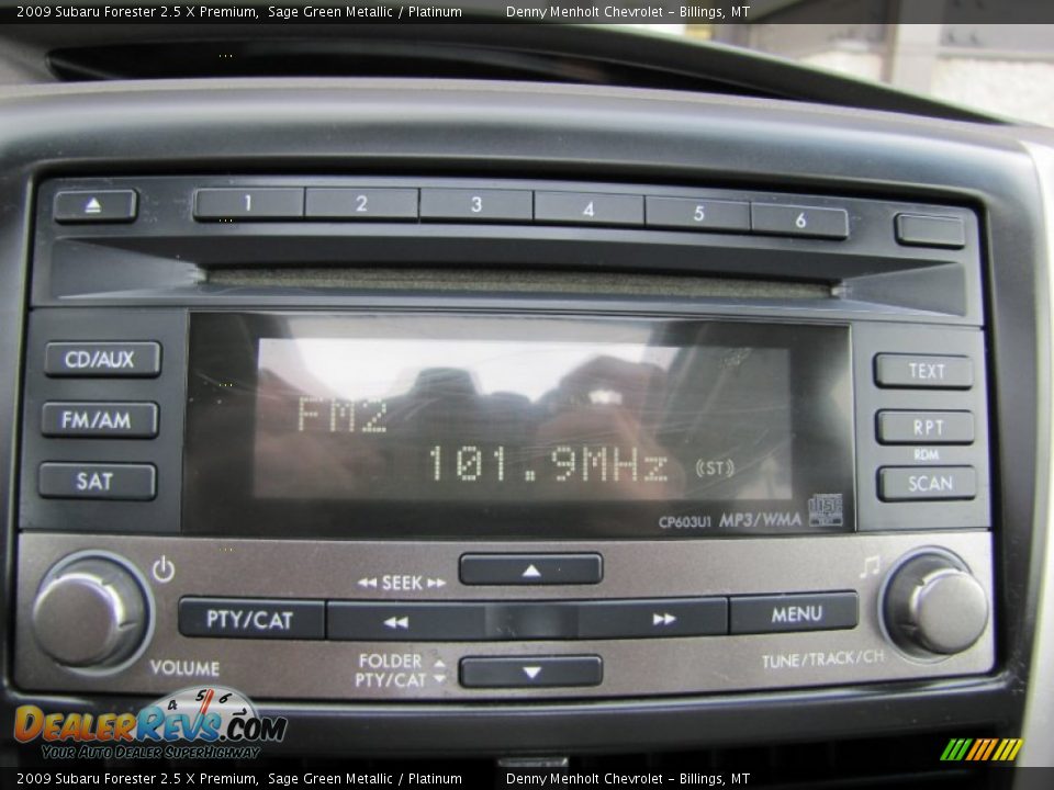 2009 Subaru Forester 2.5 X Premium Sage Green Metallic / Platinum Photo #24