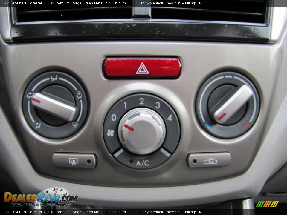 2009 Subaru Forester 2.5 X Premium Sage Green Metallic / Platinum Photo #25