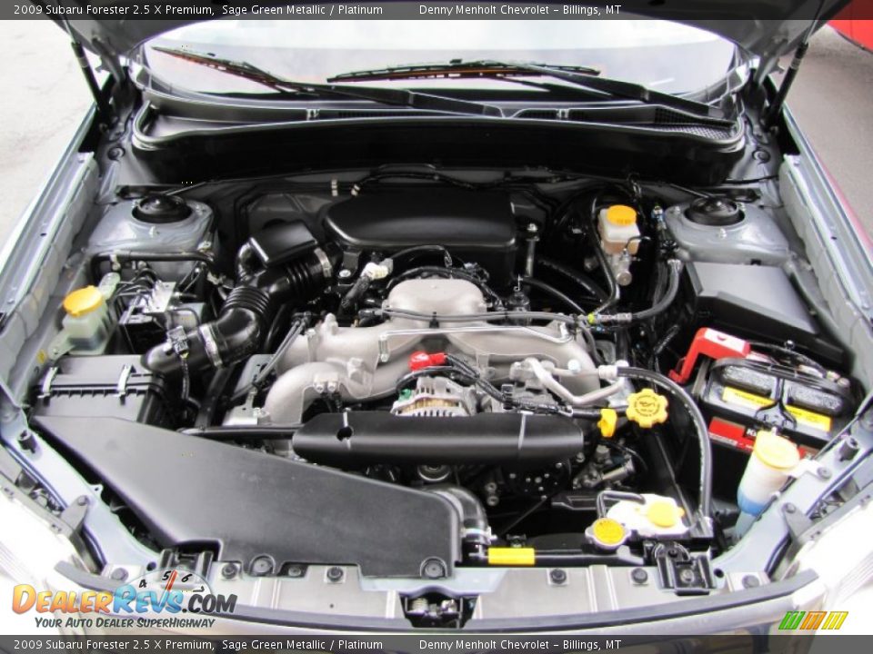 2009 Subaru Forester 2.5 X Premium Sage Green Metallic / Platinum Photo #31