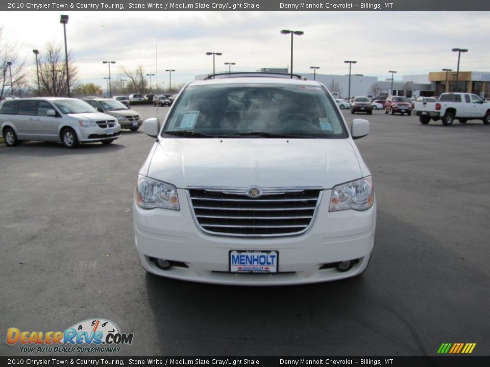 2010 Chrysler Town & Country Touring Stone White / Medium Slate Gray/Light Shale Photo #2