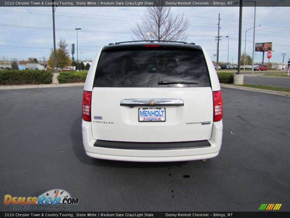 2010 Chrysler Town & Country Touring Stone White / Medium Slate Gray/Light Shale Photo #6