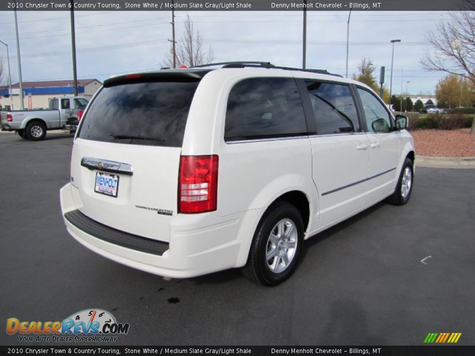 2010 Chrysler Town & Country Touring Stone White / Medium Slate Gray/Light Shale Photo #7