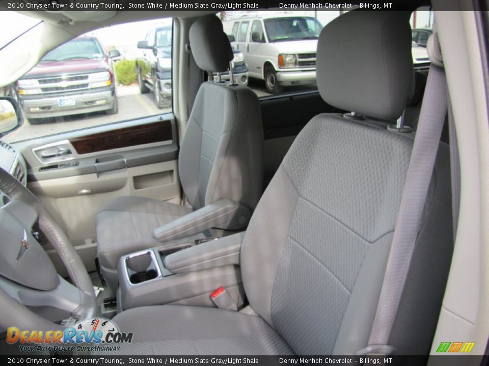 2010 Chrysler Town & Country Touring Stone White / Medium Slate Gray/Light Shale Photo #15