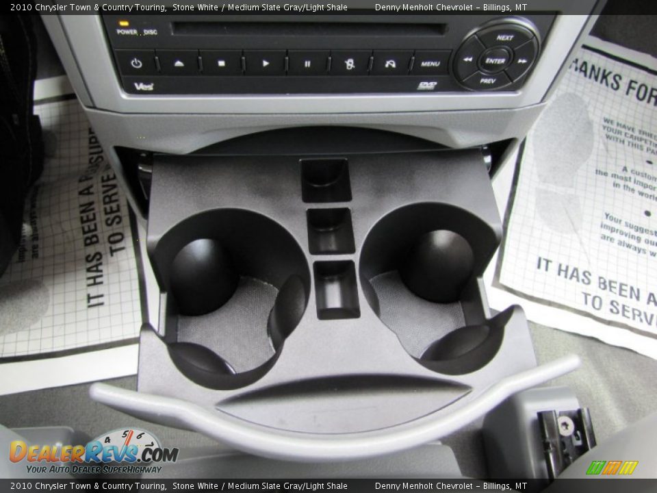 2010 Chrysler Town & Country Touring Stone White / Medium Slate Gray/Light Shale Photo #24