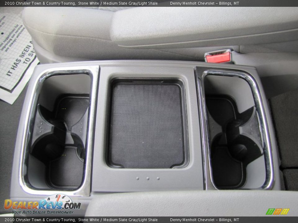 2010 Chrysler Town & Country Touring Stone White / Medium Slate Gray/Light Shale Photo #25