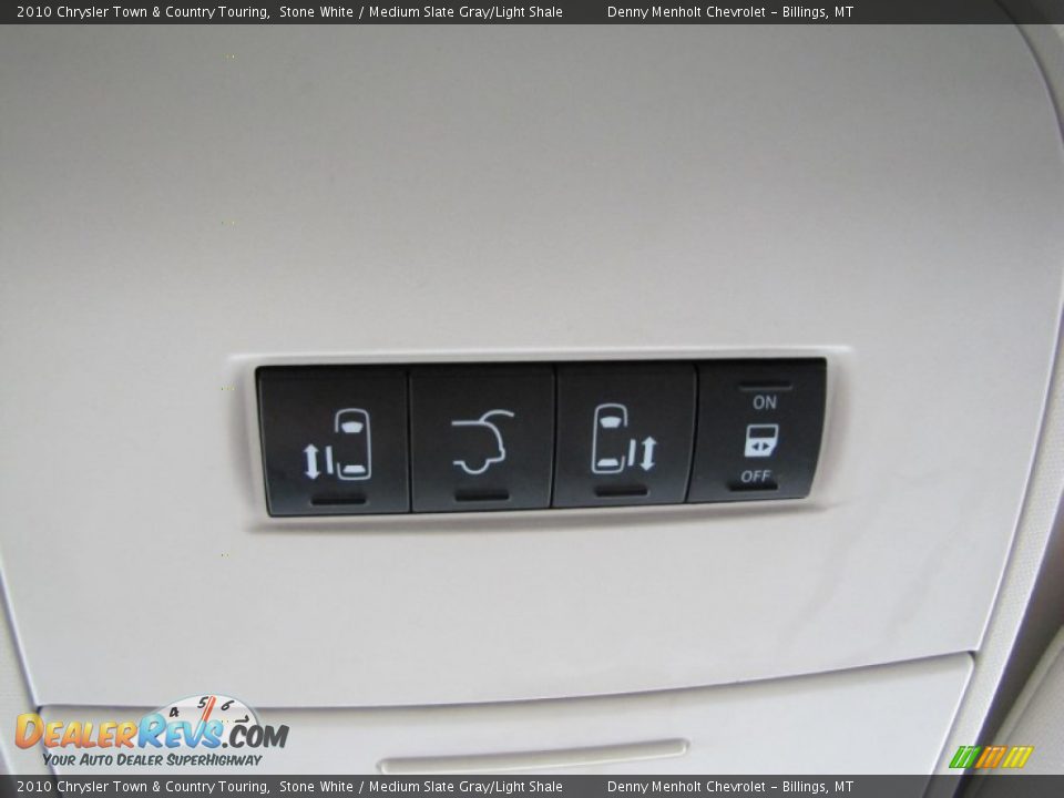 2010 Chrysler Town & Country Touring Stone White / Medium Slate Gray/Light Shale Photo #27