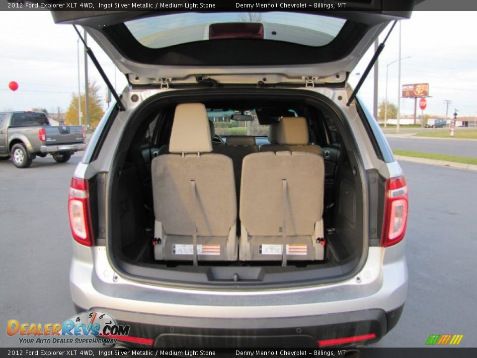 2012 Ford Explorer XLT 4WD Ingot Silver Metallic / Medium Light Stone Photo #9