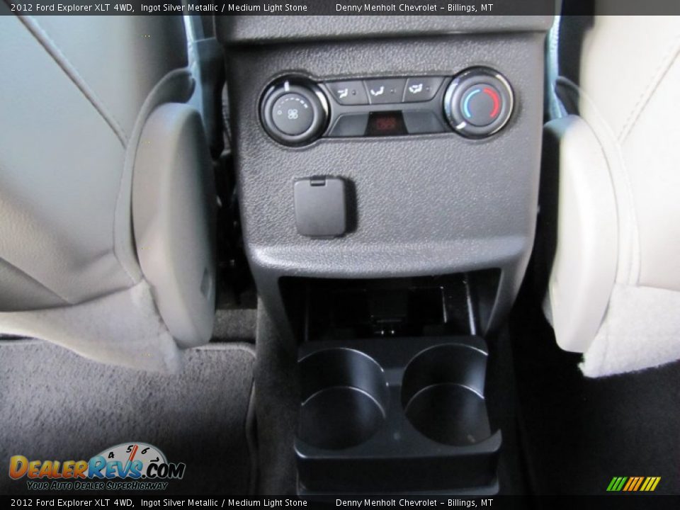 2012 Ford Explorer XLT 4WD Ingot Silver Metallic / Medium Light Stone Photo #11