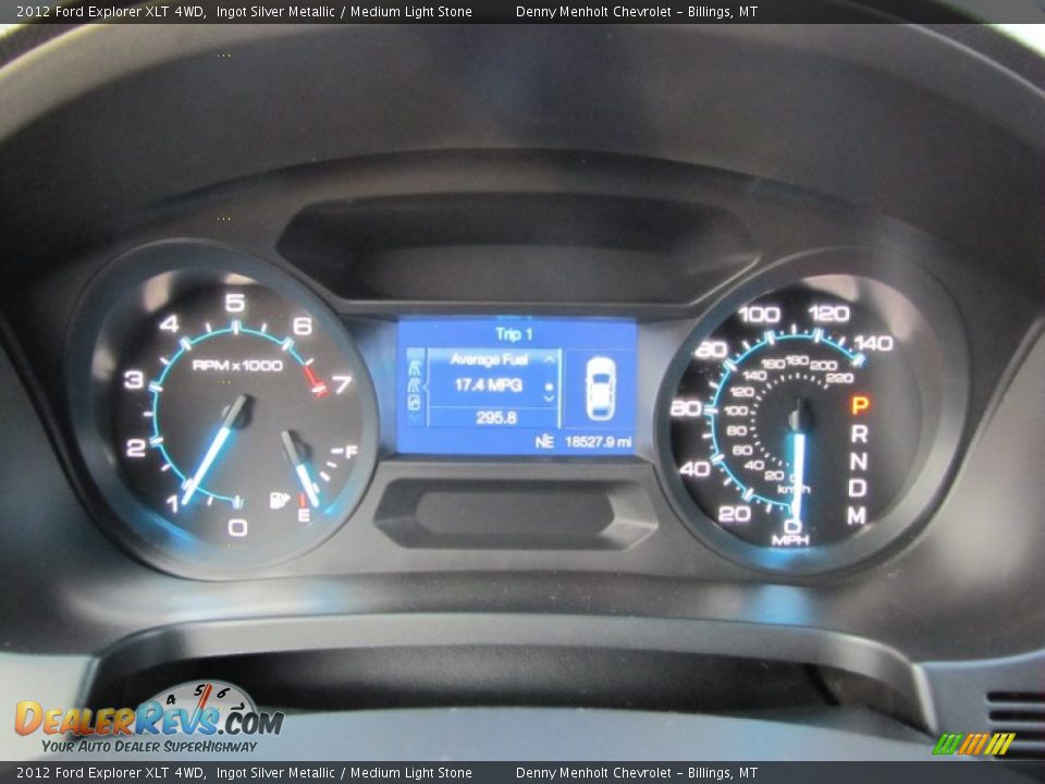 2012 Ford Explorer XLT 4WD Ingot Silver Metallic / Medium Light Stone Photo #19