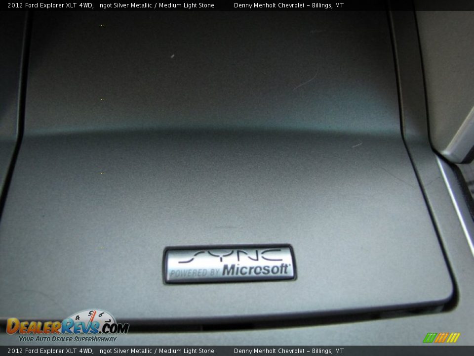 2012 Ford Explorer XLT 4WD Ingot Silver Metallic / Medium Light Stone Photo #21