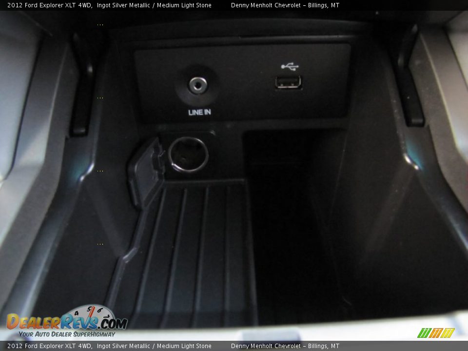 2012 Ford Explorer XLT 4WD Ingot Silver Metallic / Medium Light Stone Photo #24
