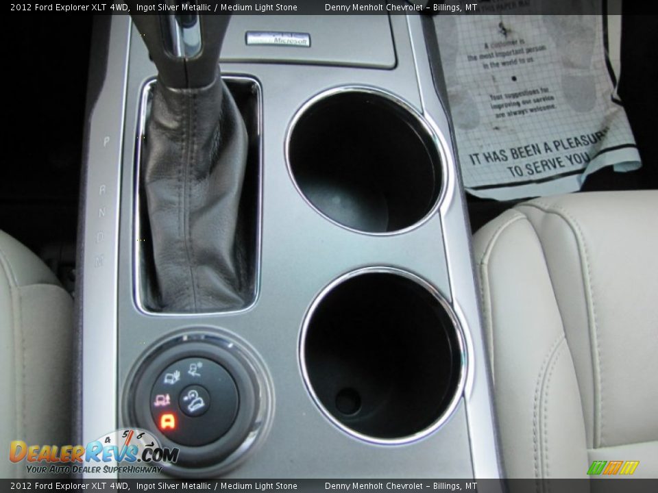 2012 Ford Explorer XLT 4WD Ingot Silver Metallic / Medium Light Stone Photo #25