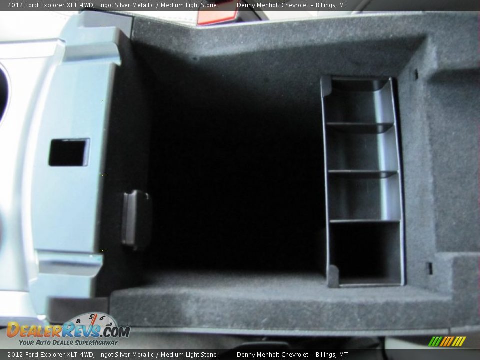 2012 Ford Explorer XLT 4WD Ingot Silver Metallic / Medium Light Stone Photo #26
