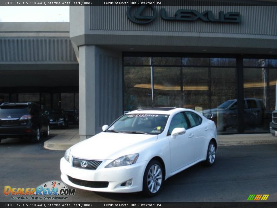 2010 Lexus IS 250 AWD Starfire White Pearl / Black Photo #1