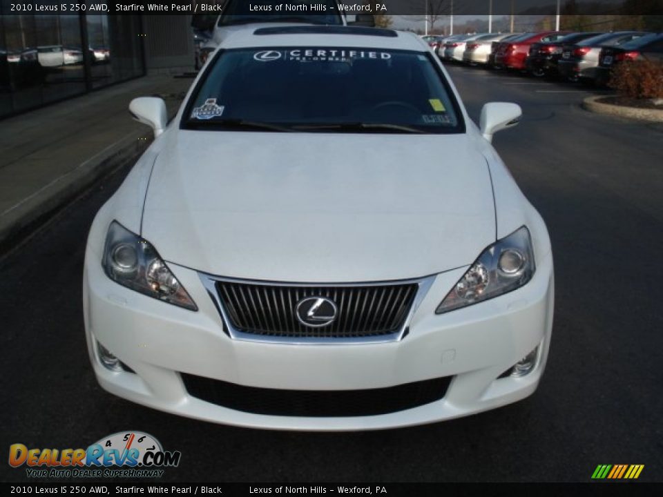 2010 Lexus IS 250 AWD Starfire White Pearl / Black Photo #3