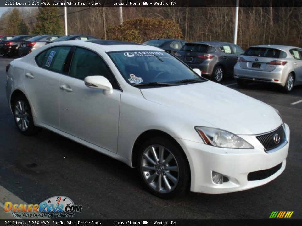 2010 Lexus IS 250 AWD Starfire White Pearl / Black Photo #4