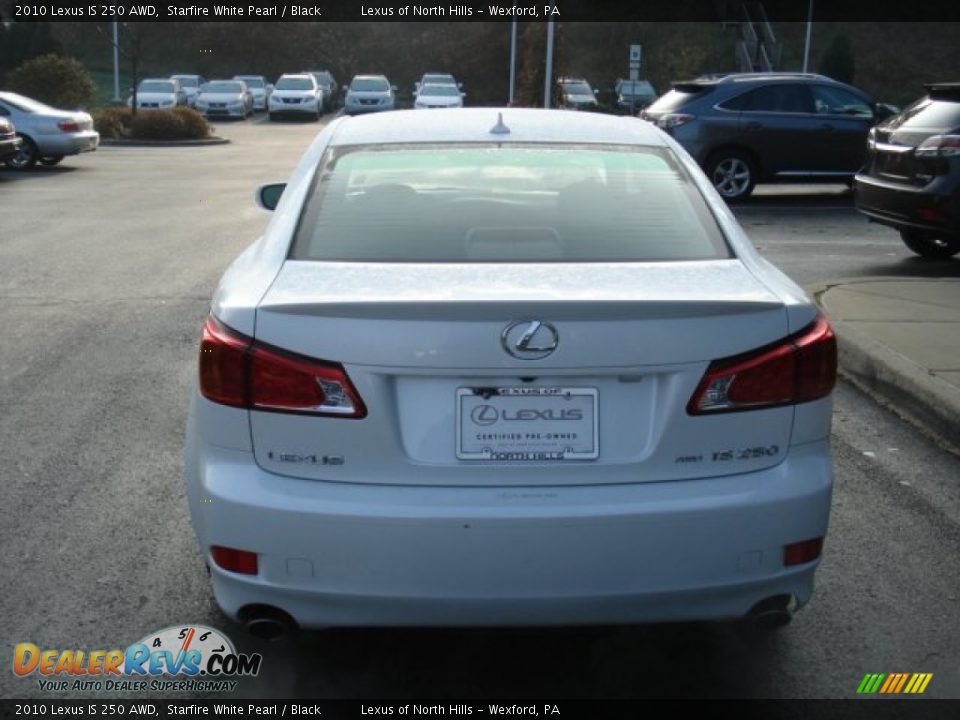 2010 Lexus IS 250 AWD Starfire White Pearl / Black Photo #6