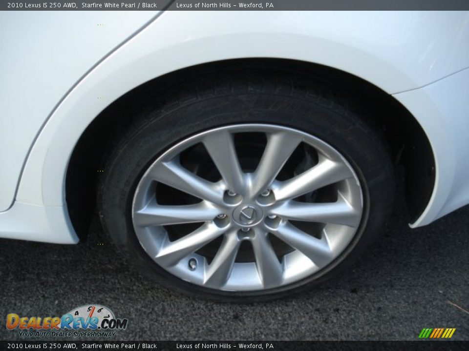 2010 Lexus IS 250 AWD Starfire White Pearl / Black Photo #8